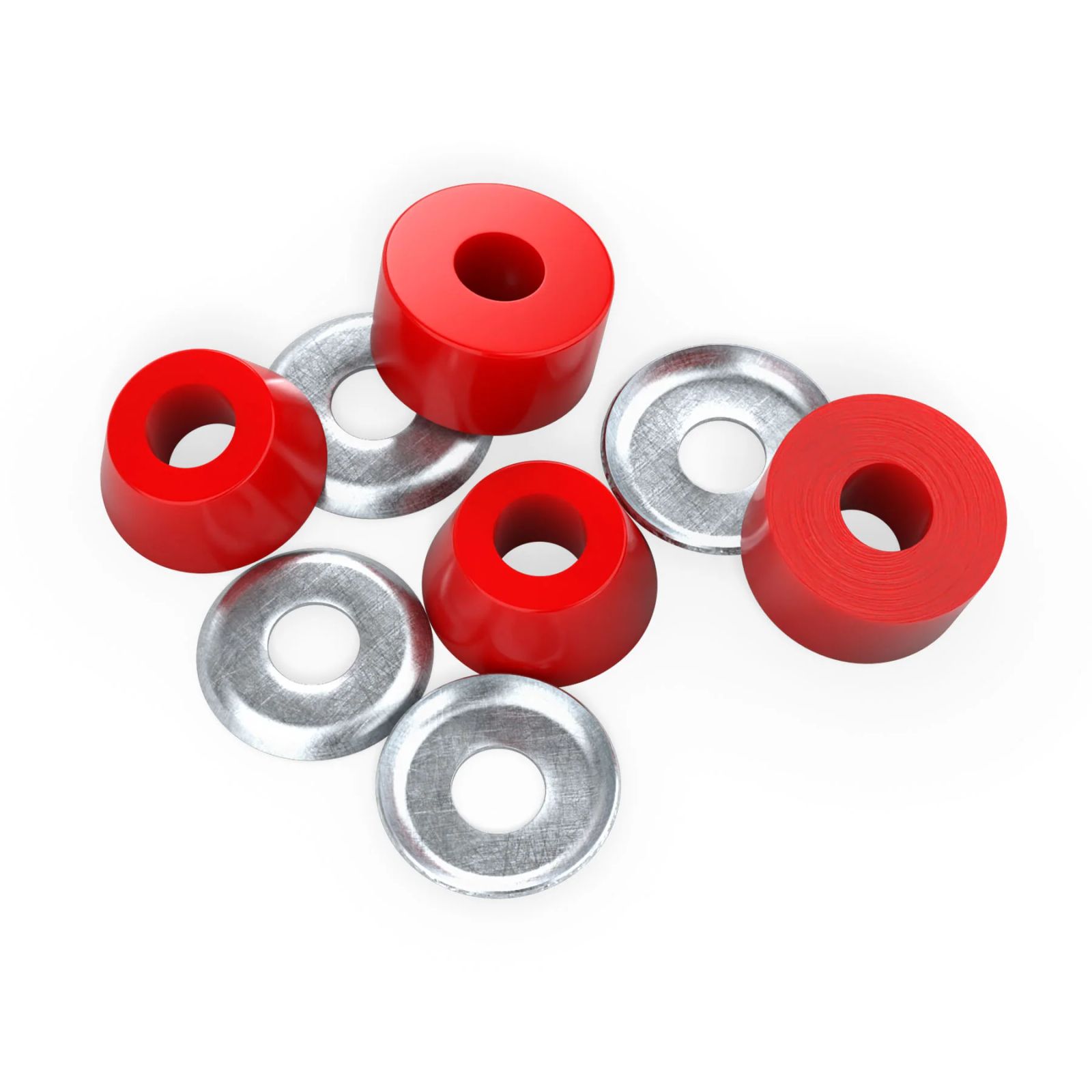 GENUINE PARTS STANDARD CYLINDER CUSHIONS SOFT(88A) BX=4 SETS / スケボーブッシュゴム