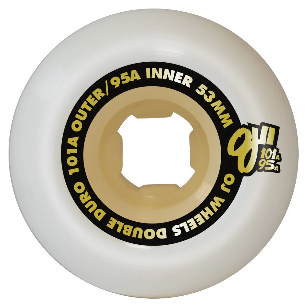 DOUBLE DURO GUM HARDLINE  | 101/95A (ハード) 53MM | ホワイト
