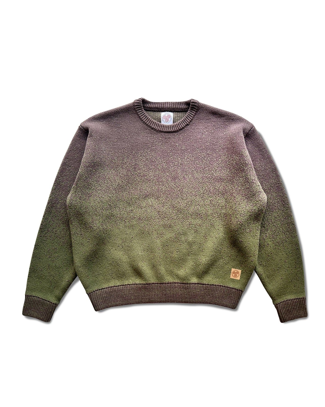 Slap Logo Jacquard Sweater ( Olive ) / ニット