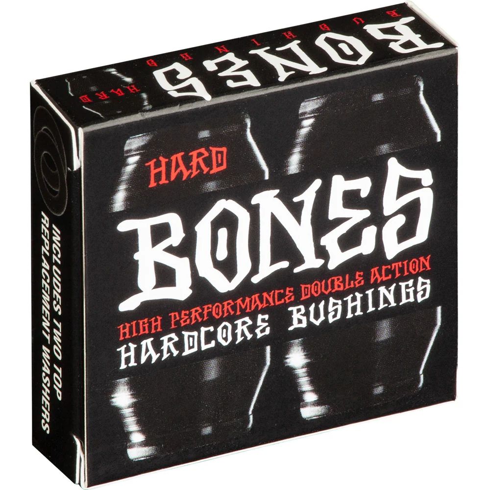 BONES HARDCORE BUSHINGS HARD BLACK (96A) | 96A (ハード) | ブラック | ブッシュゴム