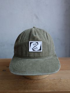 HANDS - WASHED DAD HAT - Olive green  / キャップ