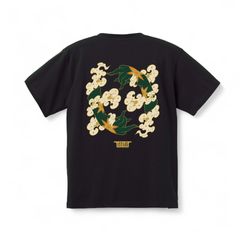 八角天 S/S T-SHIRTS ( RUTSUBO × 醪（LOW MOROMI) ） / 半袖Tシャツ(Black)