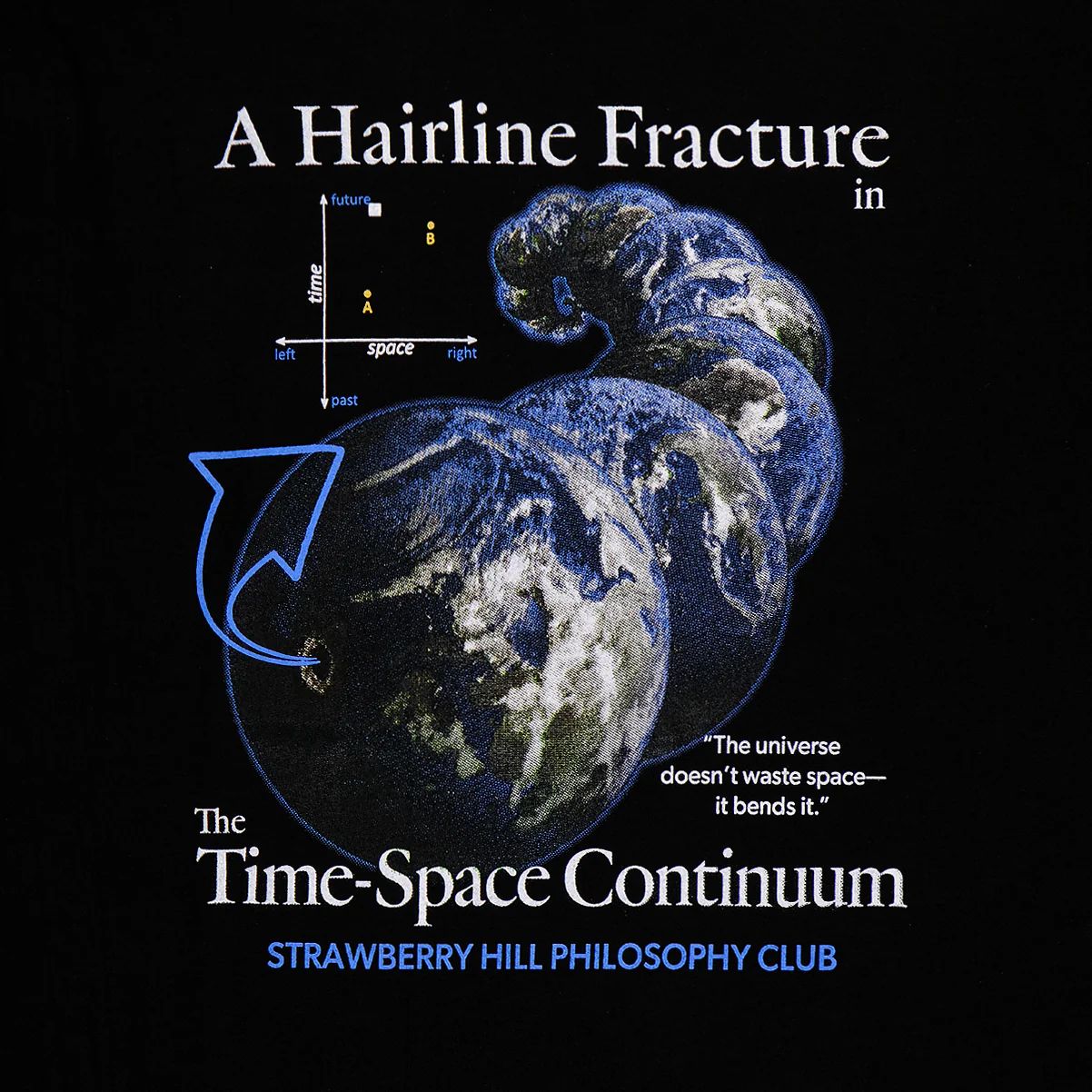 TIME-SPACE CONTINUUM TEE/ Tシャツ(Black)