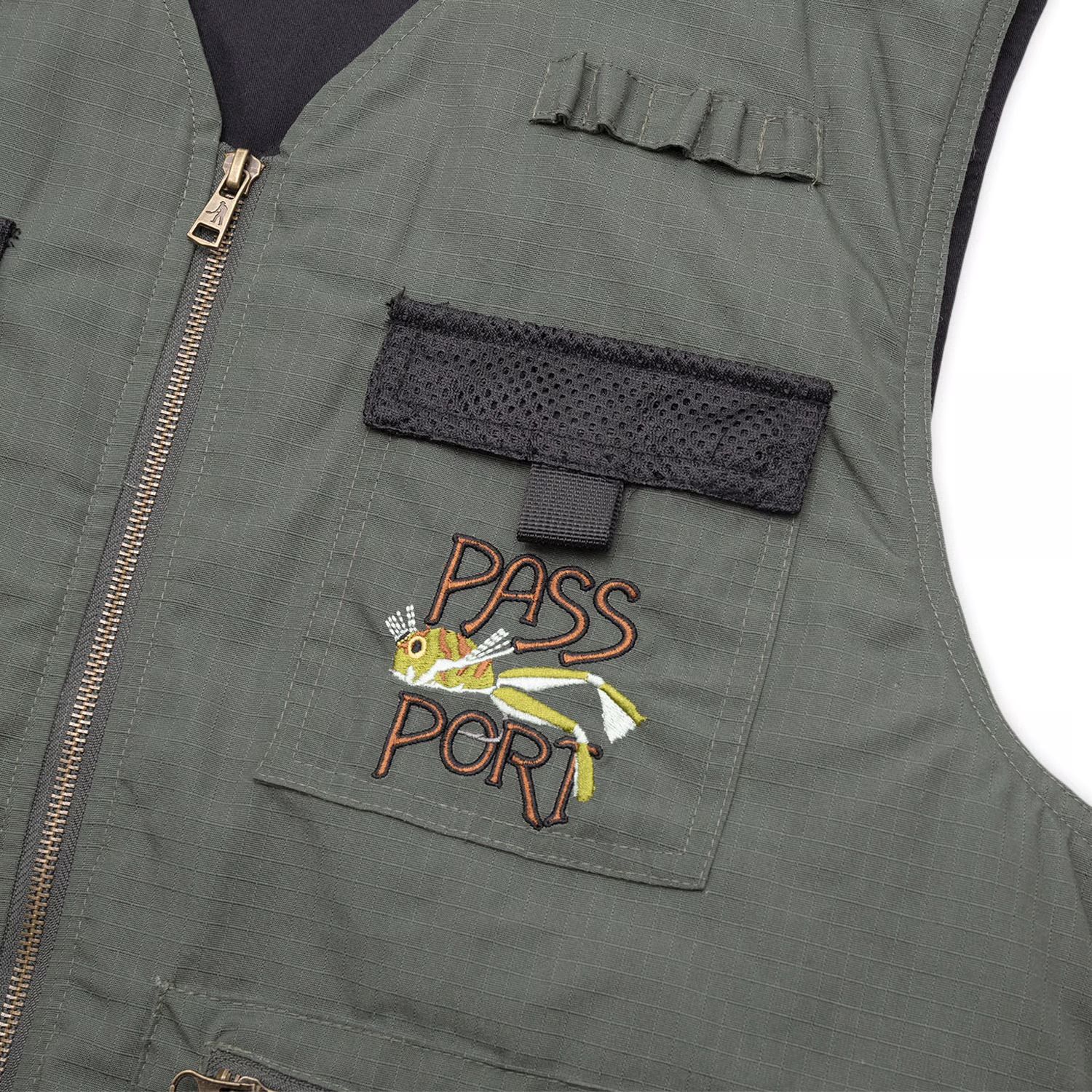 Frog Lure Ripstop Fishing Vest Moss / ジャケット