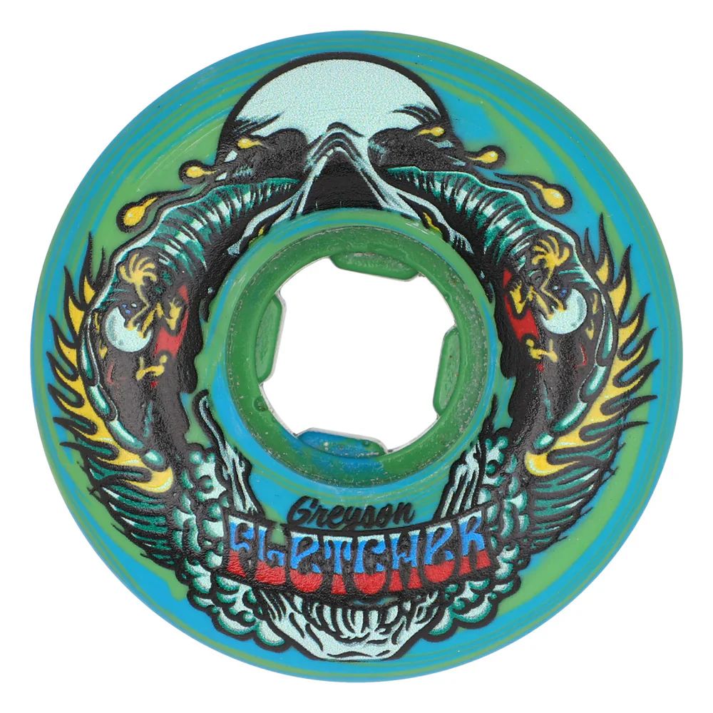FLETCHER GRN BLU SWRL | 99A (ハード) 54MM | グリーン/ブルー