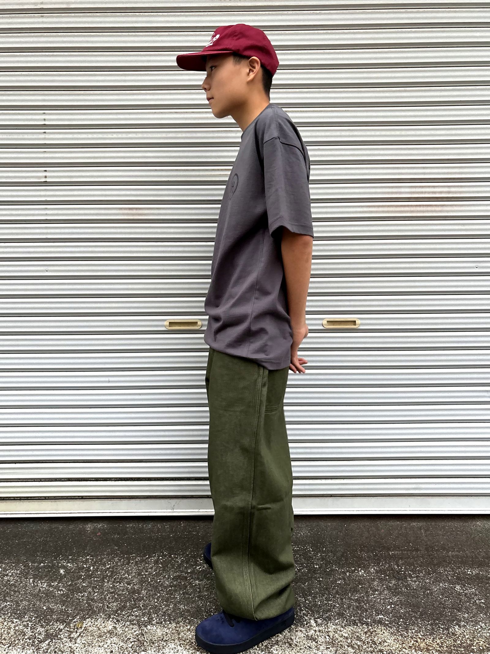 BAGGIE DENIM PANTS MOS GREEN / デニムパンツ