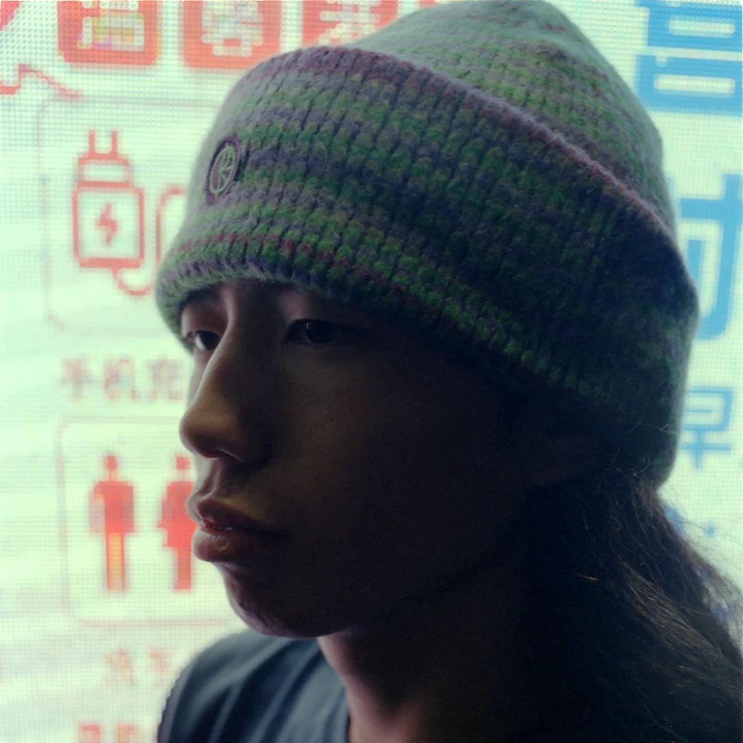 Polar skate co. George Beanie - Purple/Green / ビーニー