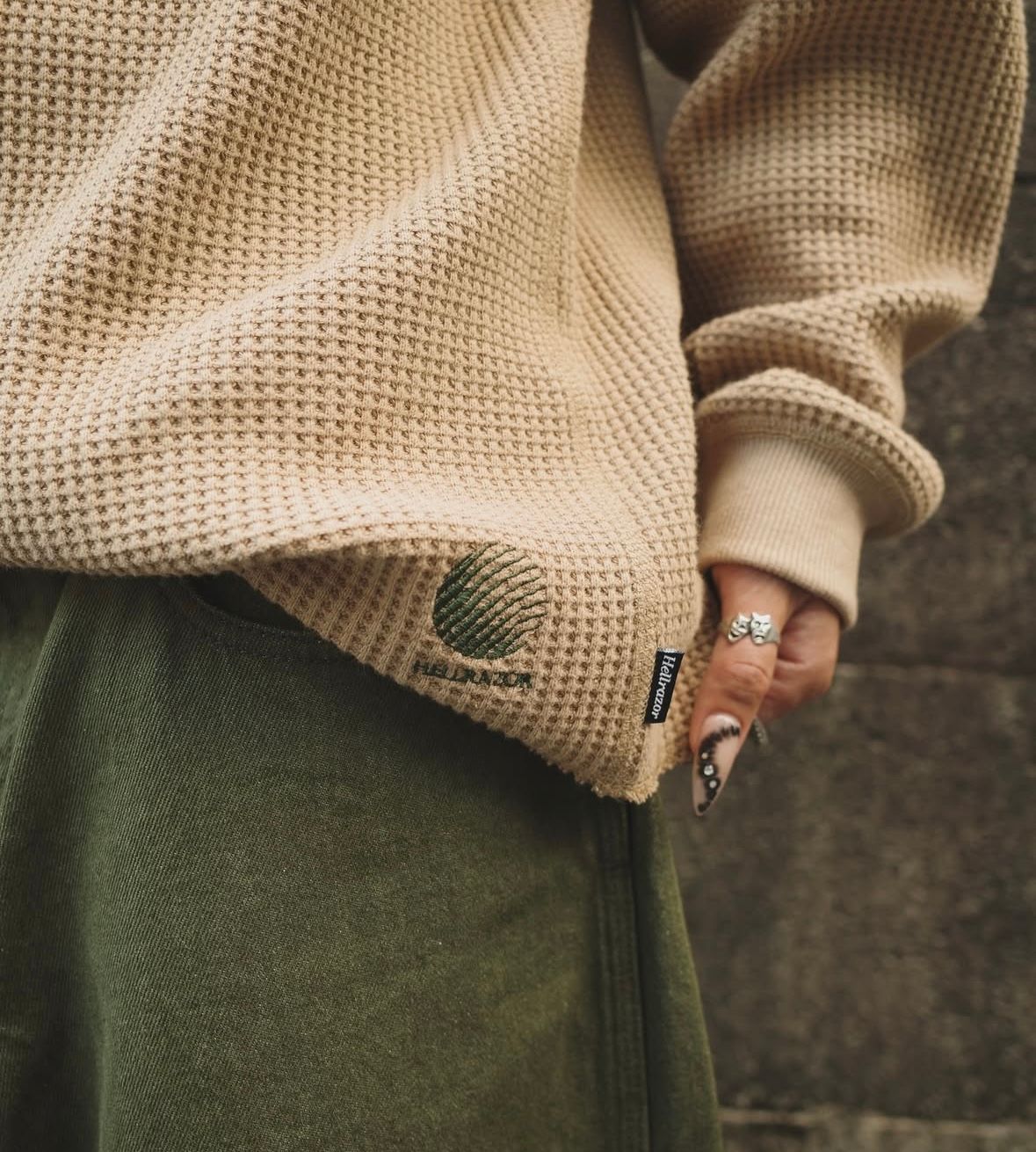 BAGGIE DENIM PANTS MOS GREEN / デニムパンツ