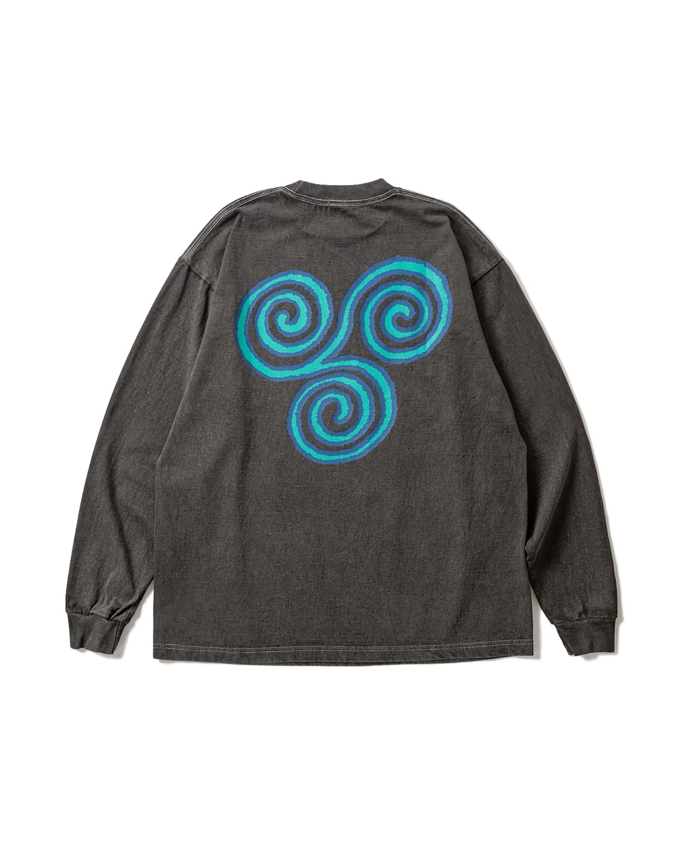 Pigment Slap Logo L/S Tee ( Pigment Black ) / ロンT