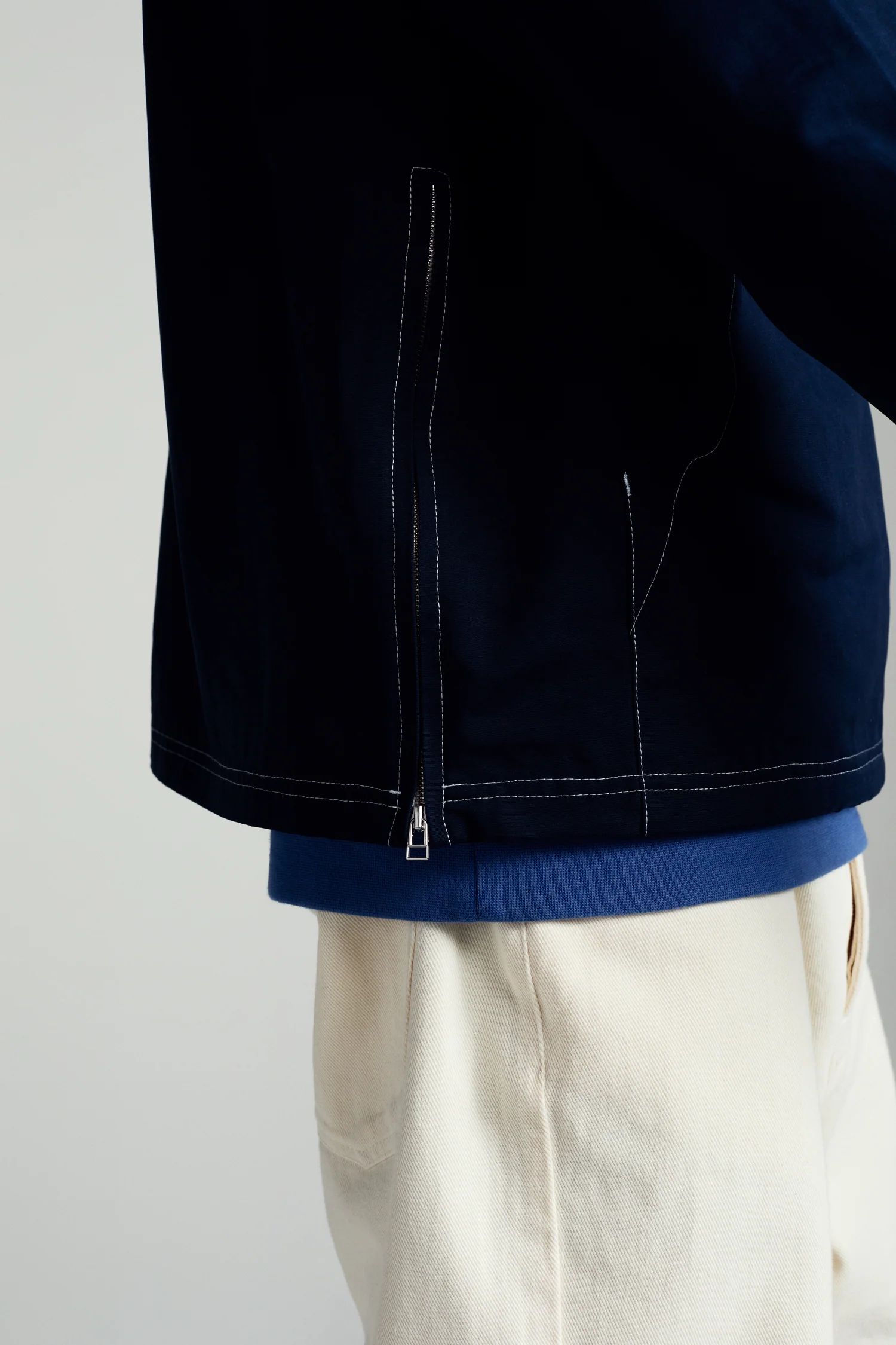 Pop drs hooded halfzip jacket  / ジャケット