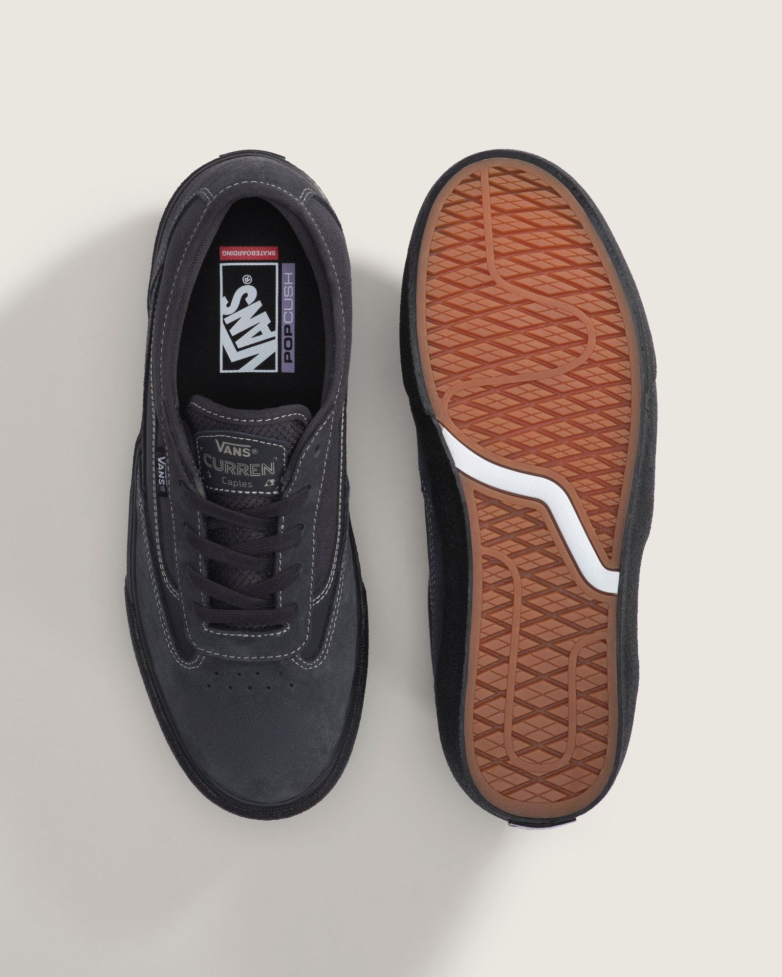Skate Curren Caples Shoe ( CHARCOAL / BLACK ) / シューズ