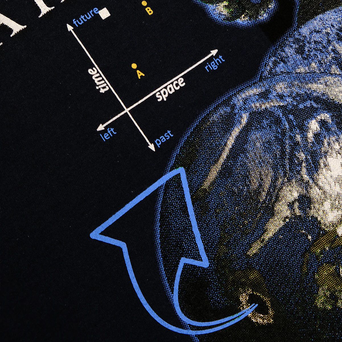 TIME-SPACE CONTINUUM TEE/ Tシャツ(Black)