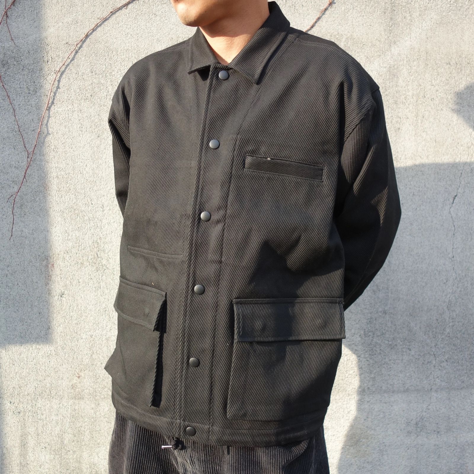 Killer tune cotton yarn dyed twill Jacket (RUTSUBO×YU SUDA ) / ジャケット