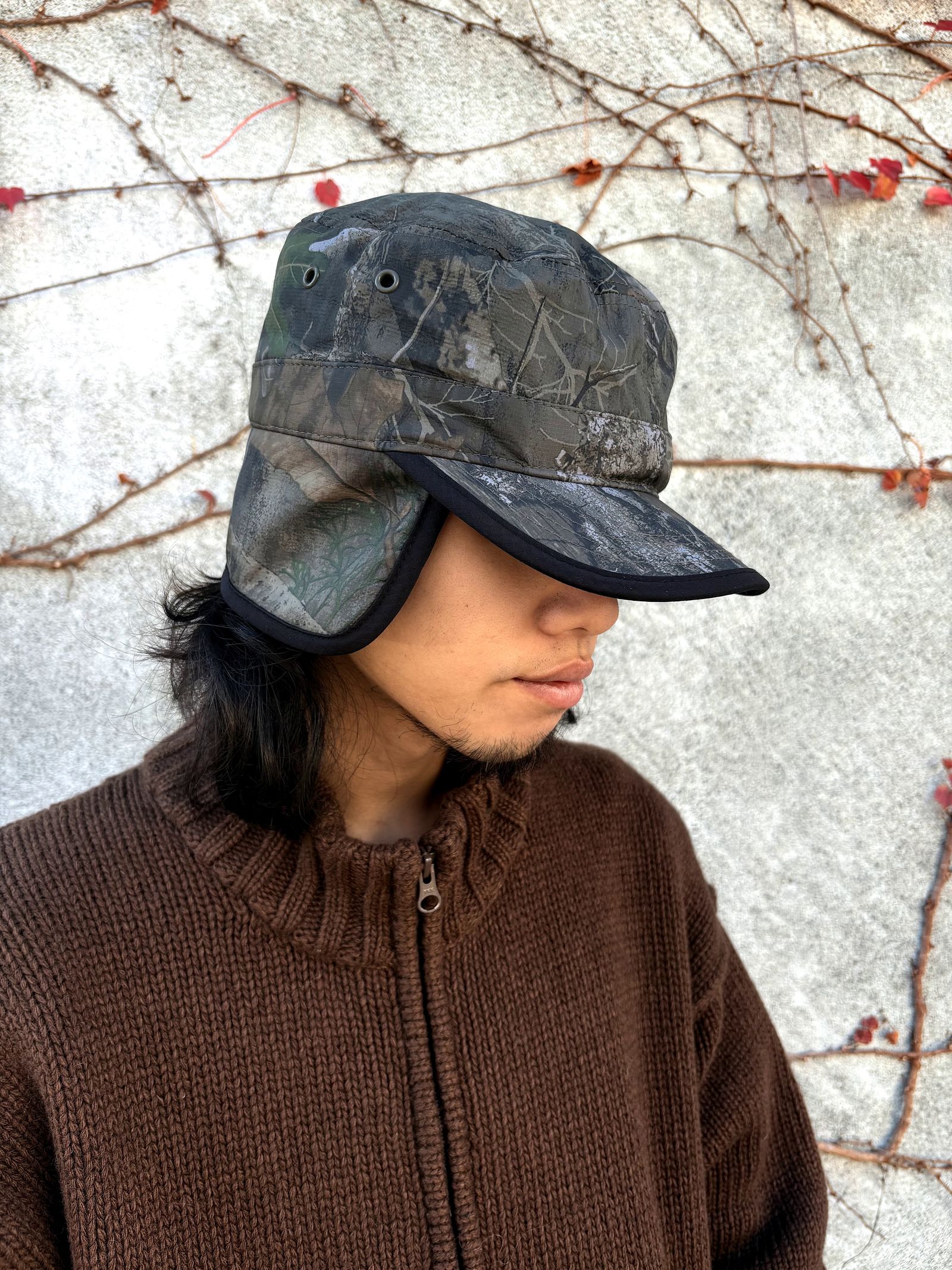 NYLON ARMY CAP (REAL TREE CAMO) / キャップ