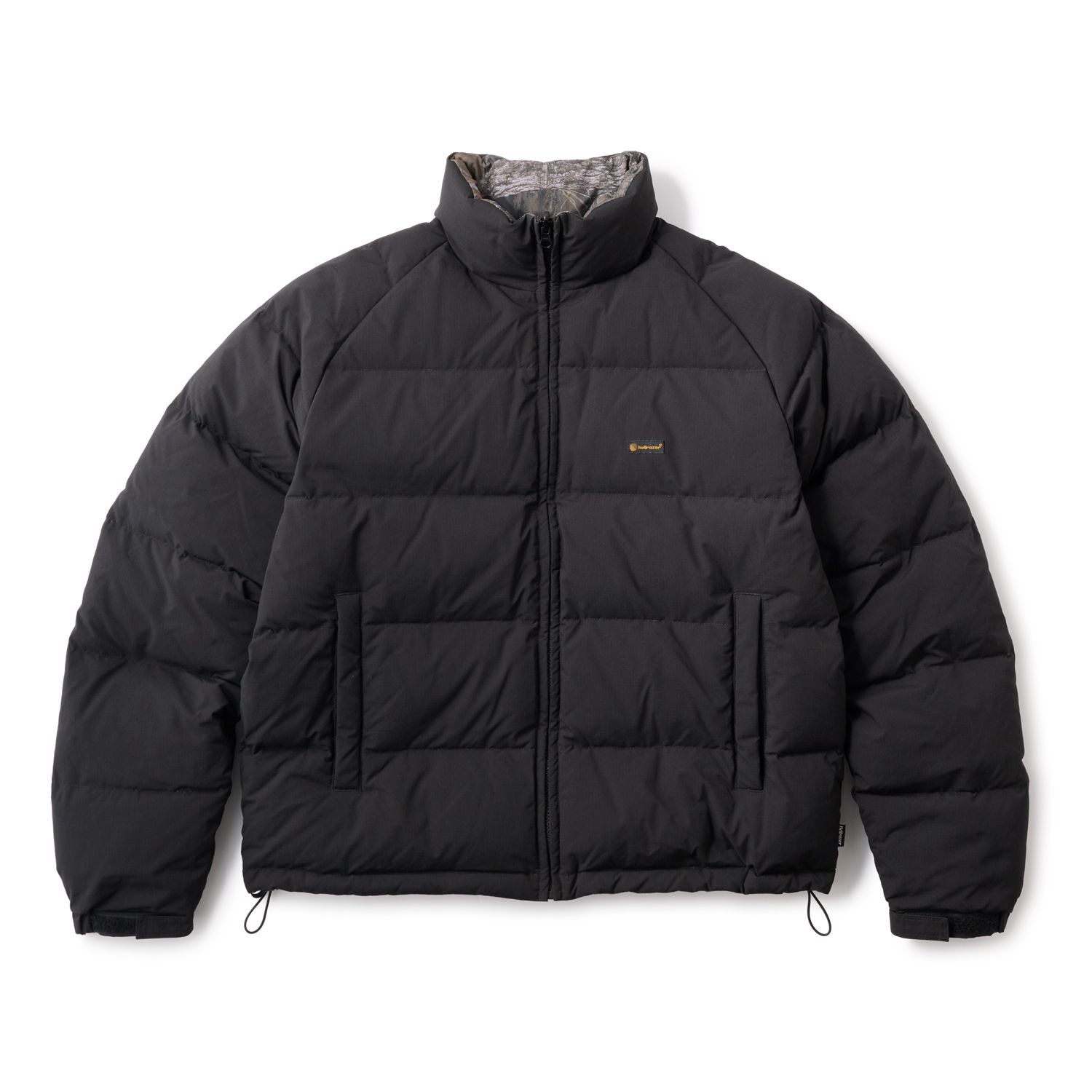 RIPSTOP REVERSIBLE DOWN JACKET (BLACK / REAL TREE CAMO) / リバーシブル ダウンジャケット