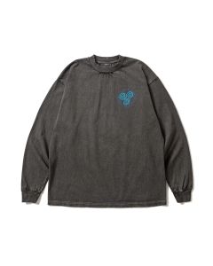 Pigment Slap Logo L/S Tee ( Pigment Black ) / ロンT