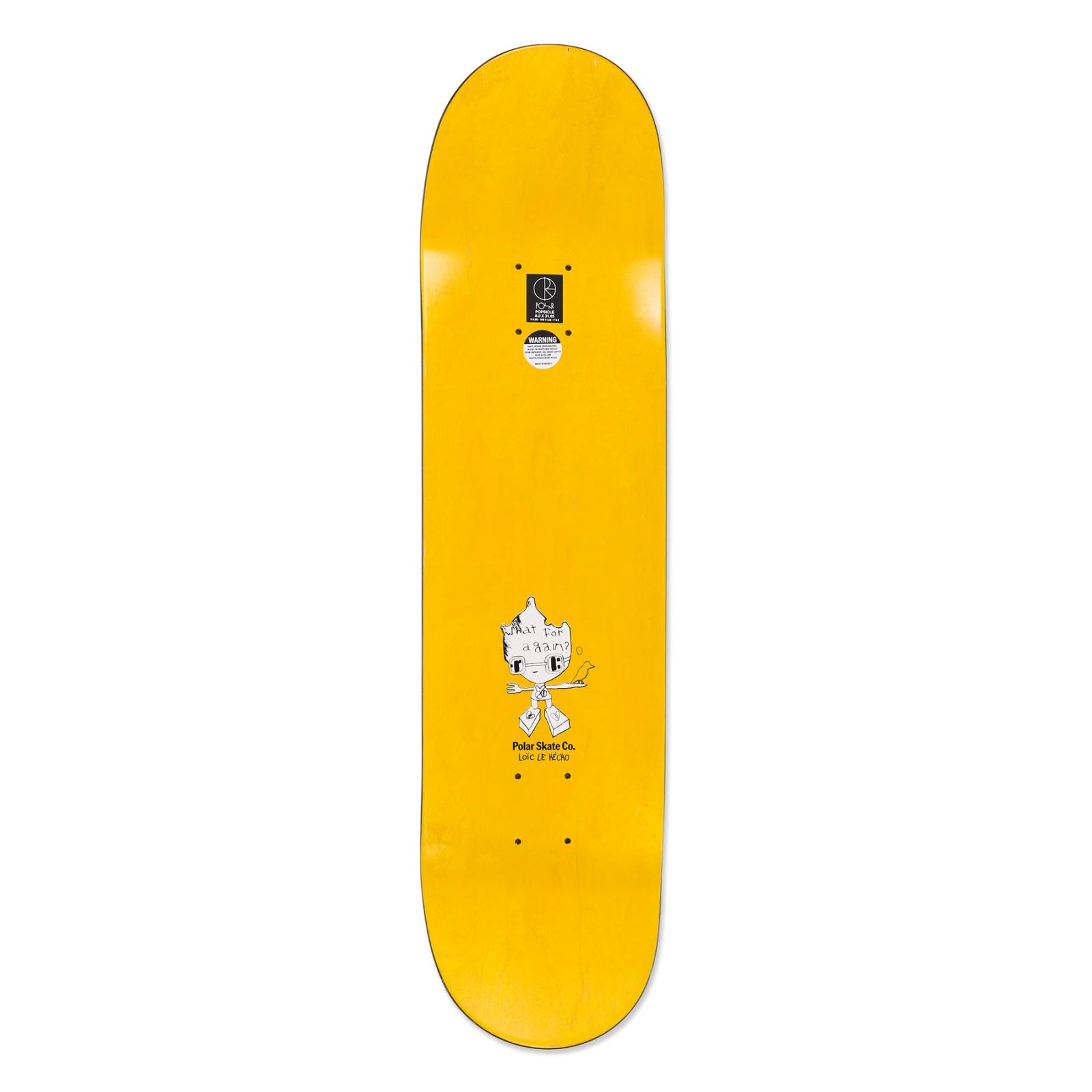 Oski - I Think You Perfect - Yellow 8.25 / スケボーデッキ