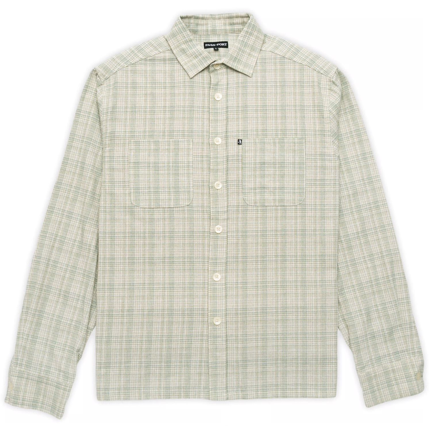 Workers Check Shirt Long-sleeve Green/Blue / シャツ