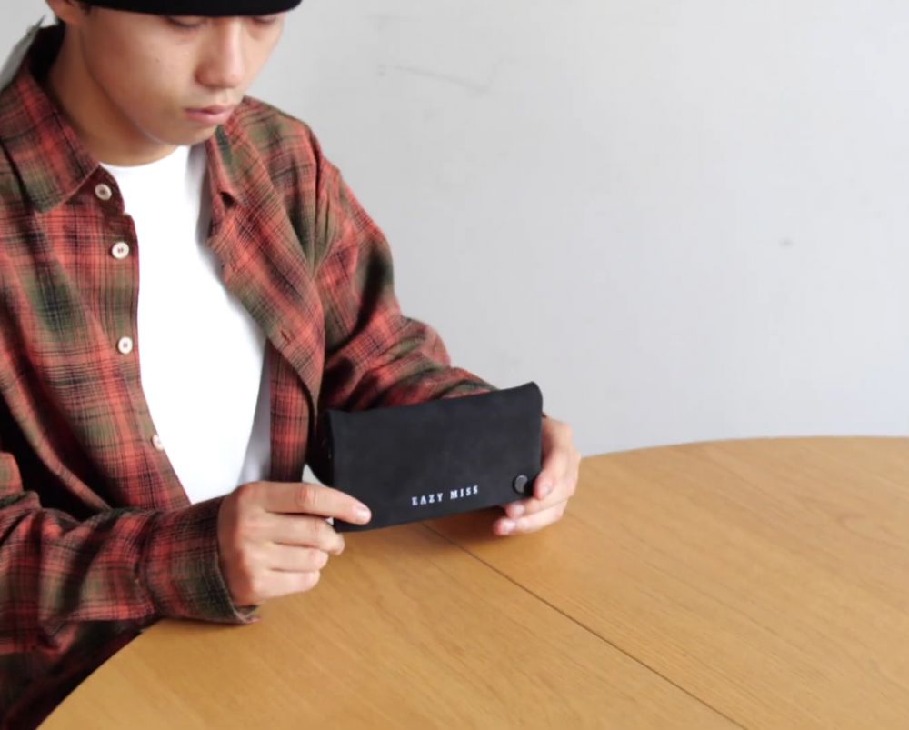 CIGARETTE POUCH ( Black ) / シャグケース タバコケース