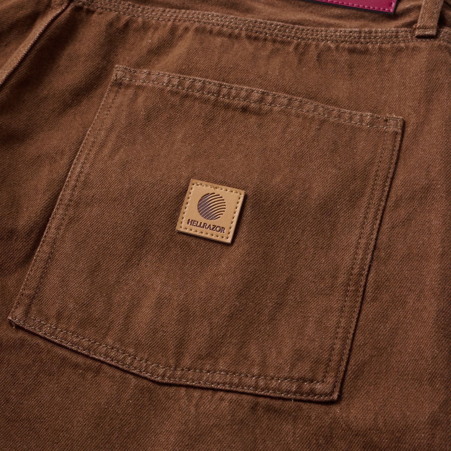 BAGGIE DENIM PANTS BROWN / デニムパンツ