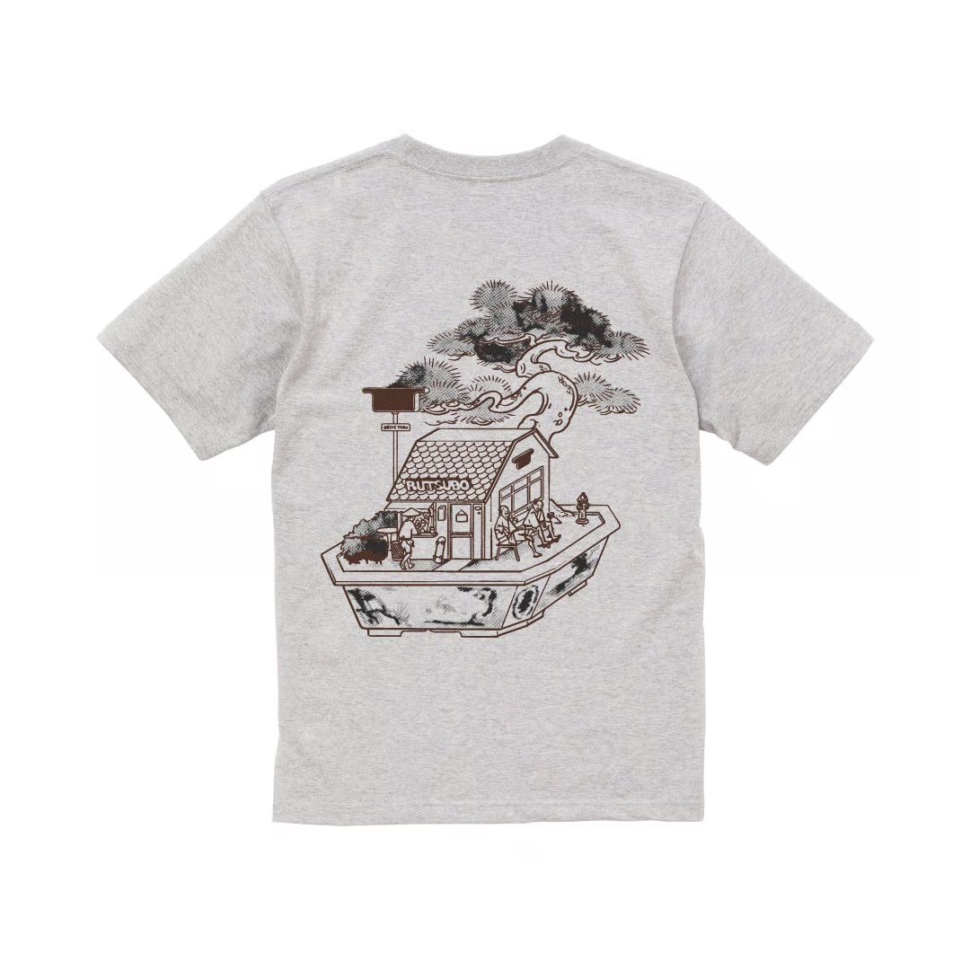 BONSAI T-SHIRTS (RUTSUBO×YU SUDA）OATMEAL  / Tシャツ