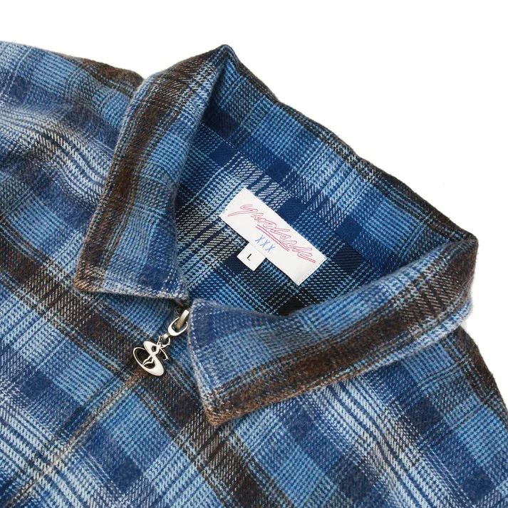 YARDSALE TARTAN FULLZIP BLUE / ジャケット