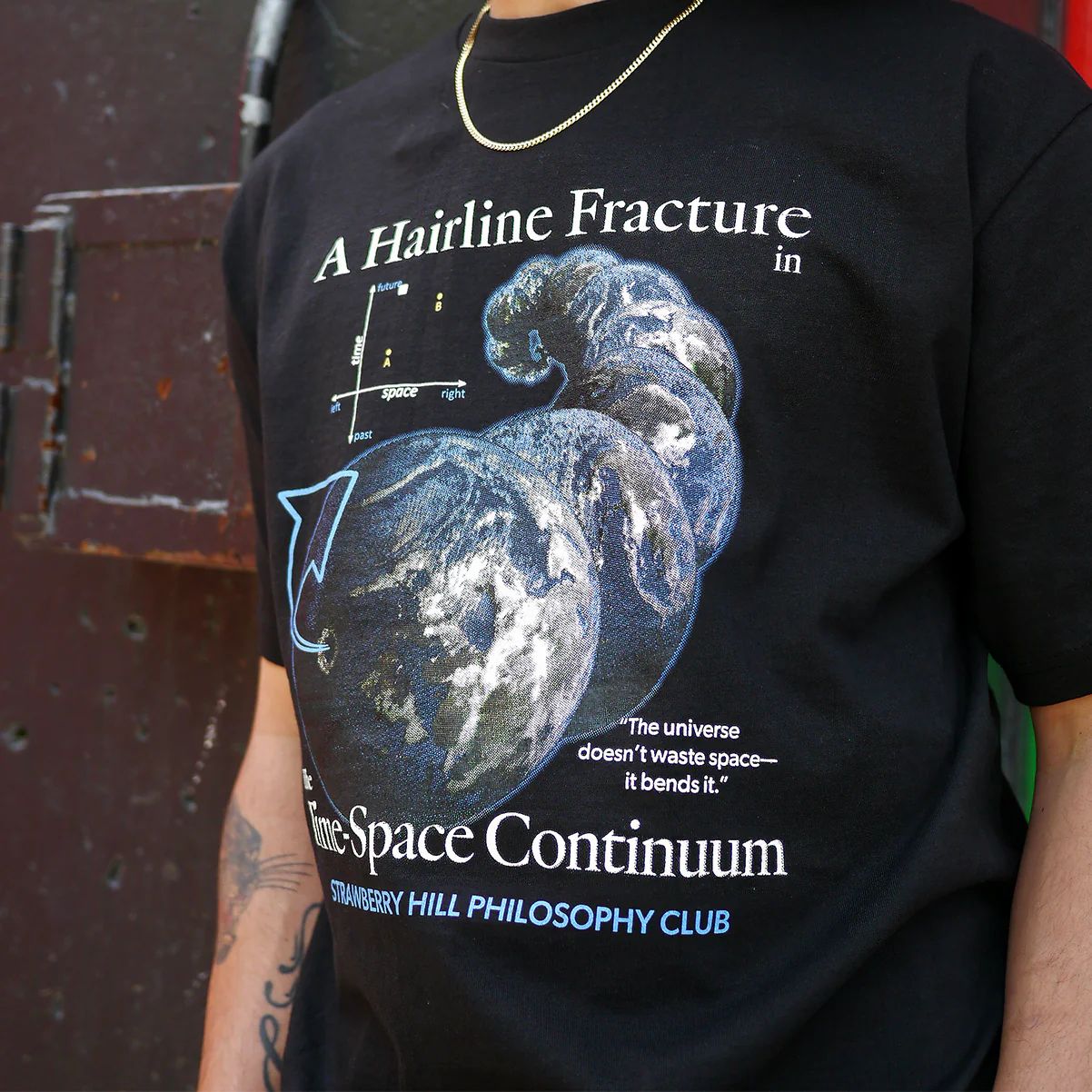 TIME-SPACE CONTINUUM TEE/ Tシャツ(Black)