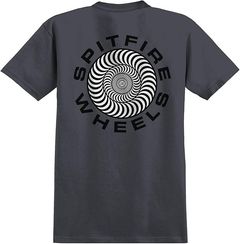 SPITFIRE Classic '87 Swirl Fade Fill T-Shirt (CHARCOAL) / Tシャツ