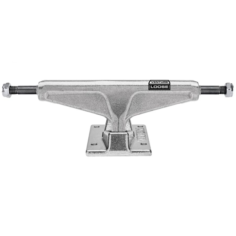 LOOSE TRUCK TEAM - POLISHED/POLISHED W/CLEAR GREEN SHORT TOP 90DU BUSHING | 5.6 スタンダード HI | シルバー