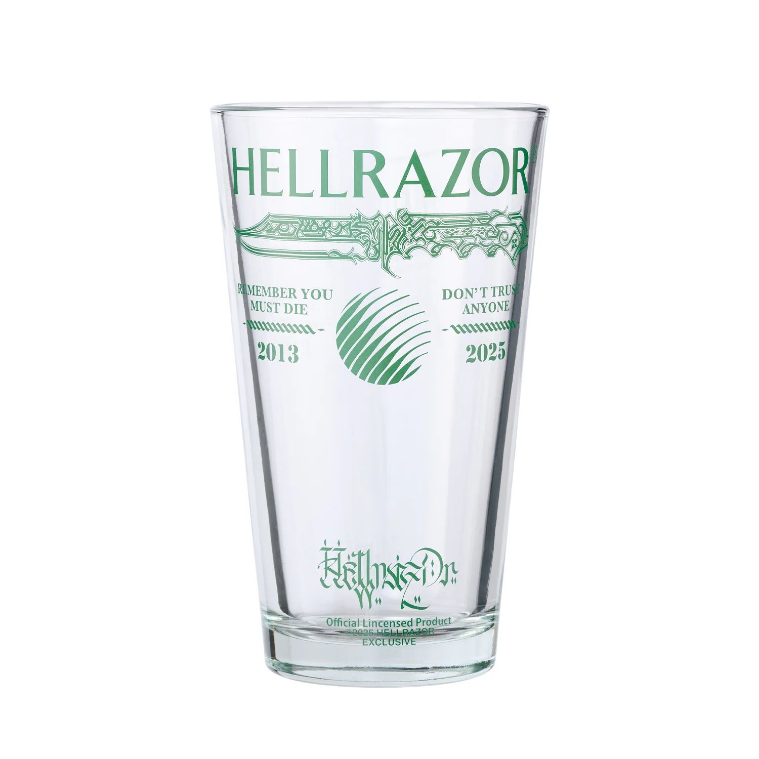 DTA PINT GLASS HELLRAZOR®︎ MOZYSKEY COLLECTION  / グラス