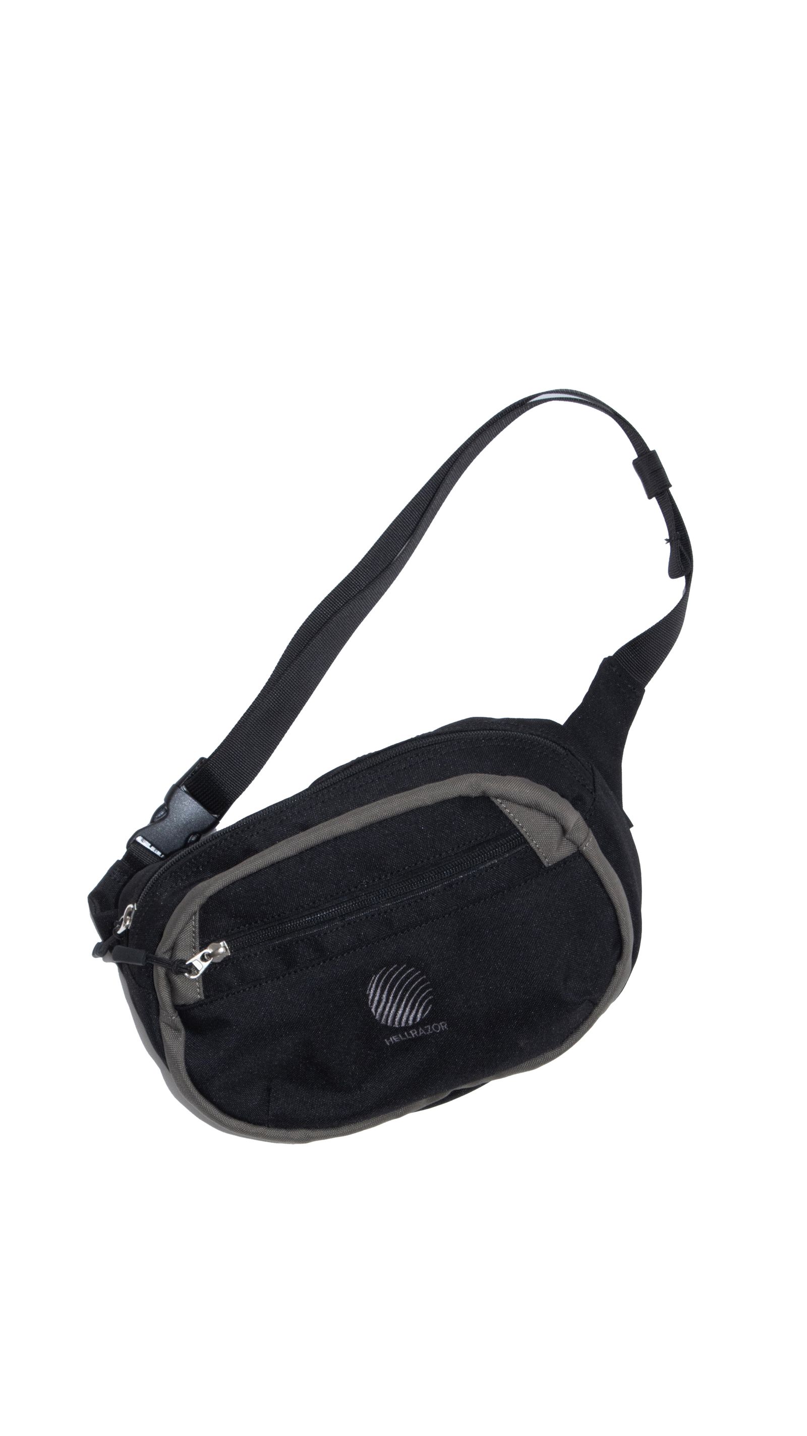 LOGO EMB POUCH - BLACK/GREY / ショルダーバック