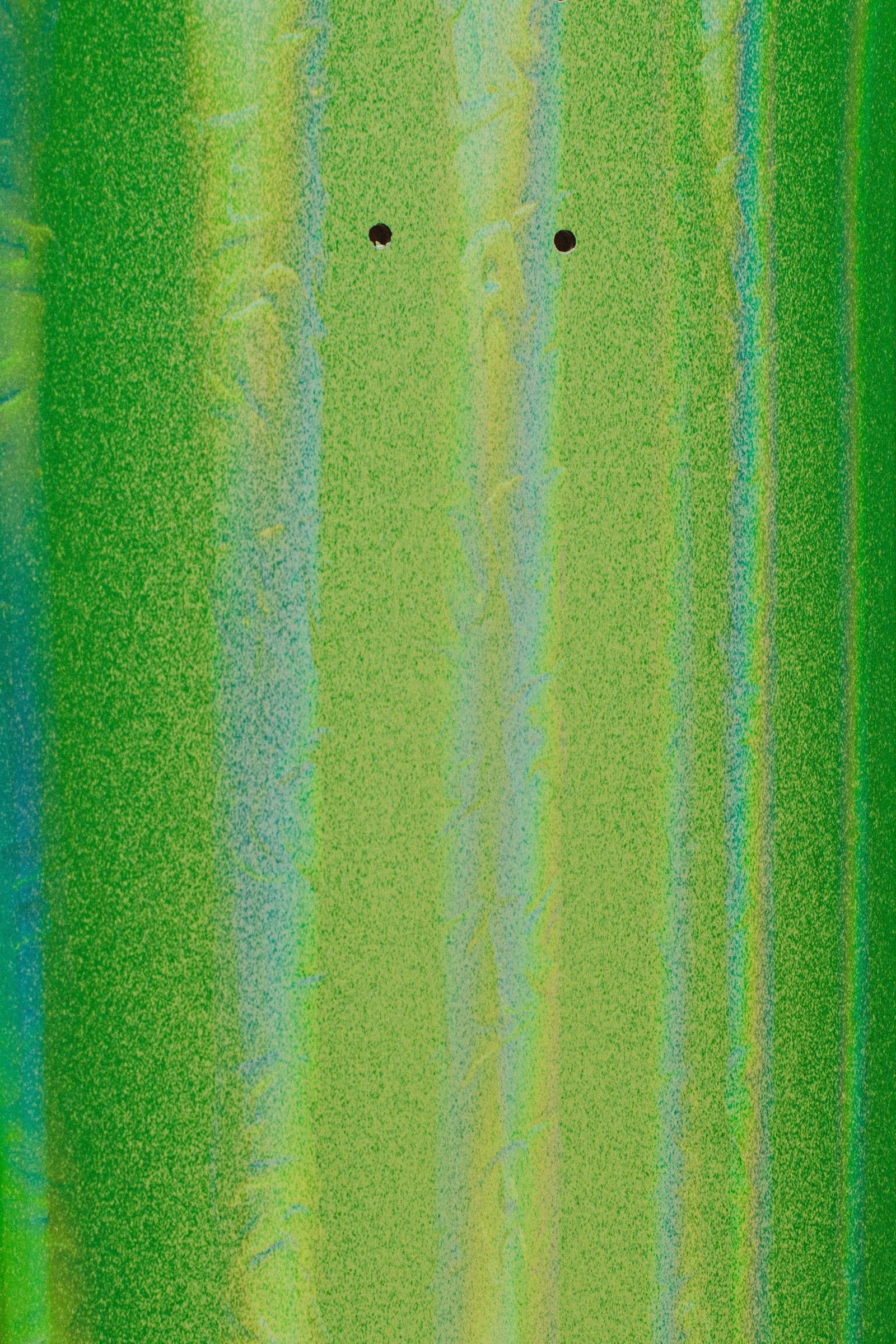 Neon Green Stamp Embossed 8.18 / スケボー デッキ