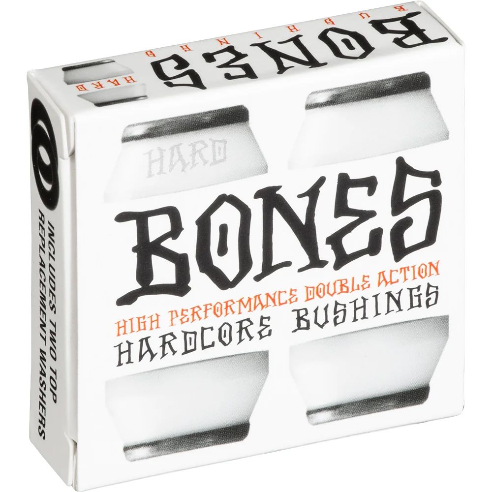BONES HARDCORE BUSHINGS HARD WHITE (96A) | 96A (ハード) | ホワイト | ブッシュゴム
