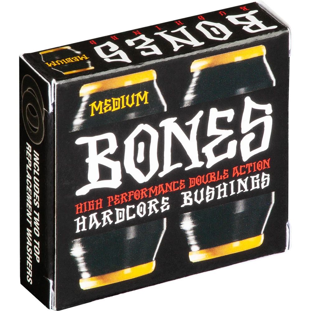 BONES HARDCORE BUSHINGS MEDIUM BLACK (91A) | 91A (ミディアム) | ブラック | ブッシュゴム