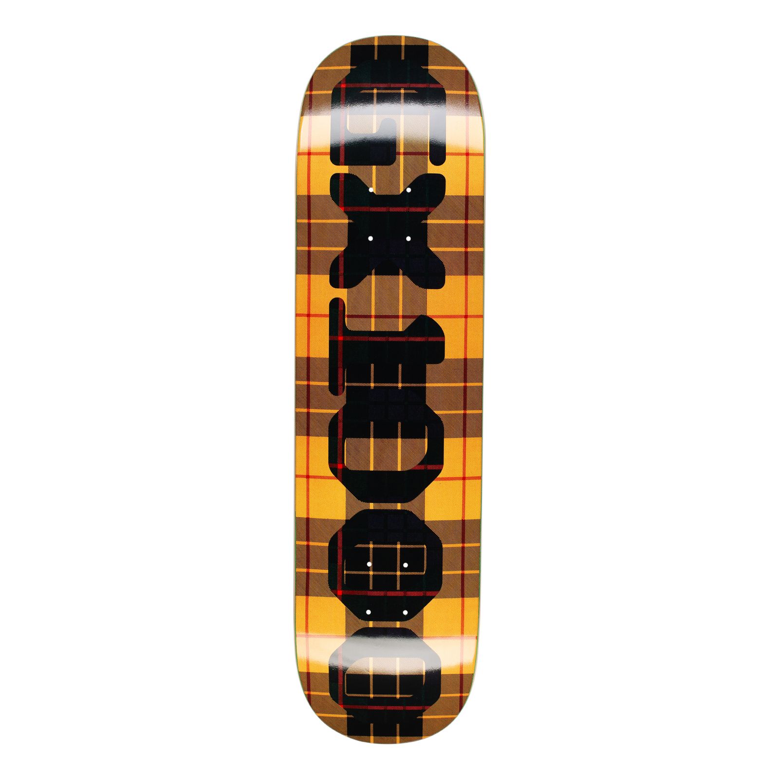 GX1000 FA25 OG LOGO TARTAN - YELLOW 8.375 x 32.25 / スケボーデッキ