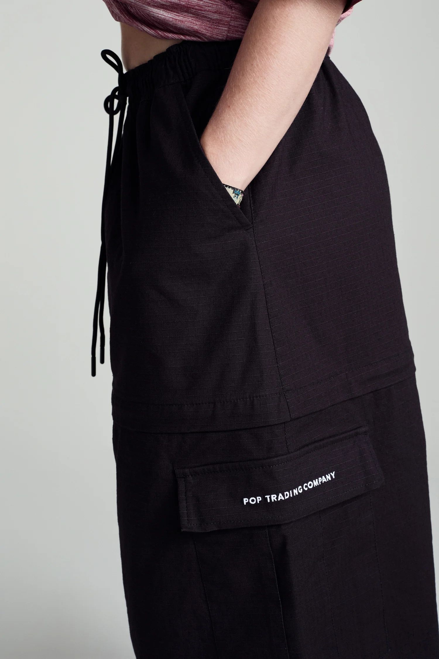 POP Sophie Zip Off Skirt Anthracite / ジップアップ スカート