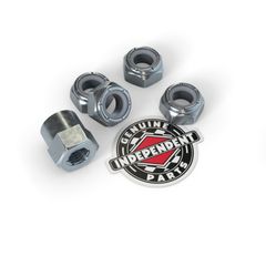 GENUINE PARTS AXLE RETHREADER | シルバー | アクセルナット (ねじ切り付き)