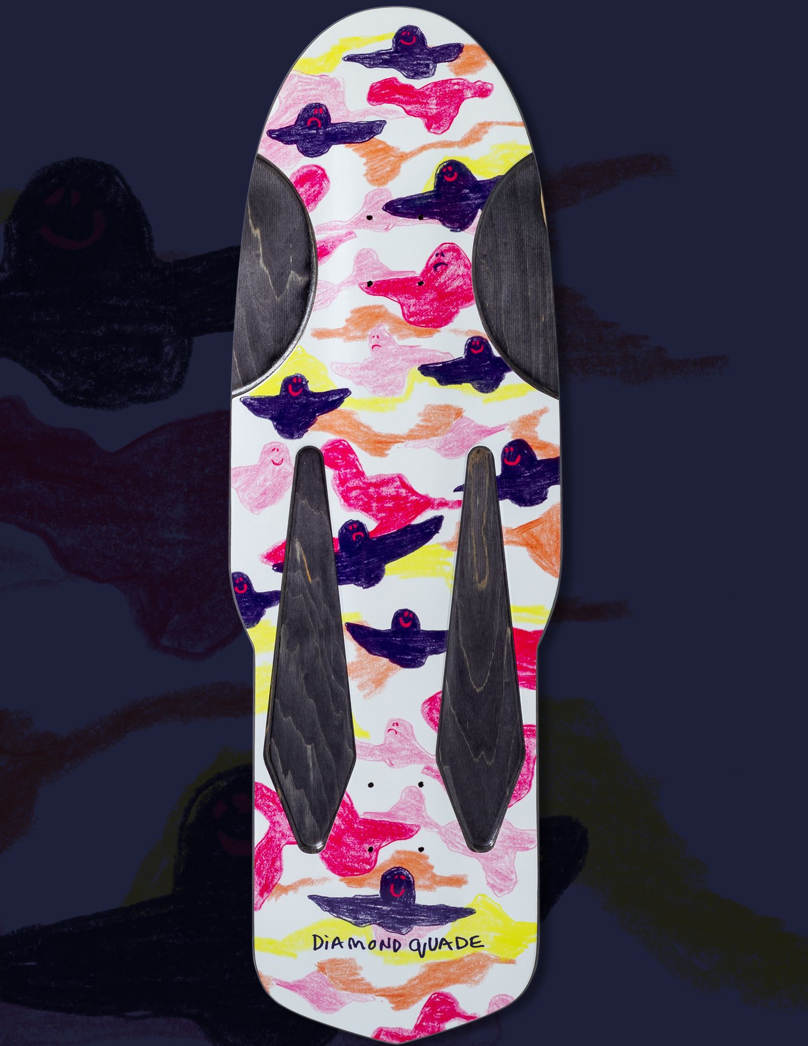 KROOKED x SKATE SHOP DAY 2026 DIAMOND QUADE BEAMER DECK (10.75 x 33.95inch) / スケボーデッキ