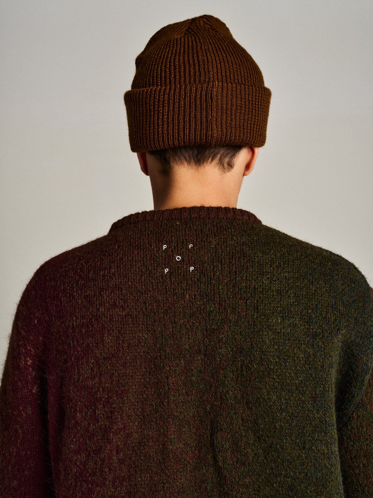 Pop Mohair Striped Knitted Crewneck Multicolour / セーター