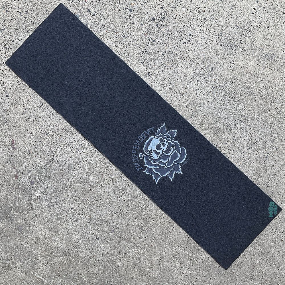 INDEPENDENT DRESSEN ROSE SKULL SHEET 9in x 33in | 9インチ x 33インチ | ブラック | デッキテープ