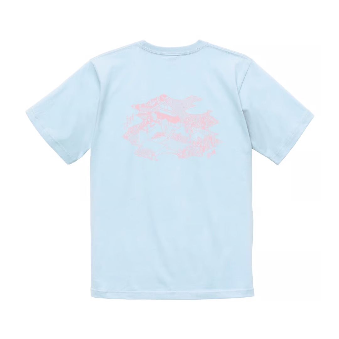 坩堝 Rutsubo Skate park S/S t-shirts (RUTSUBO×YU SUDA ) LT.BLUE / 半袖Tシャツ(Black)