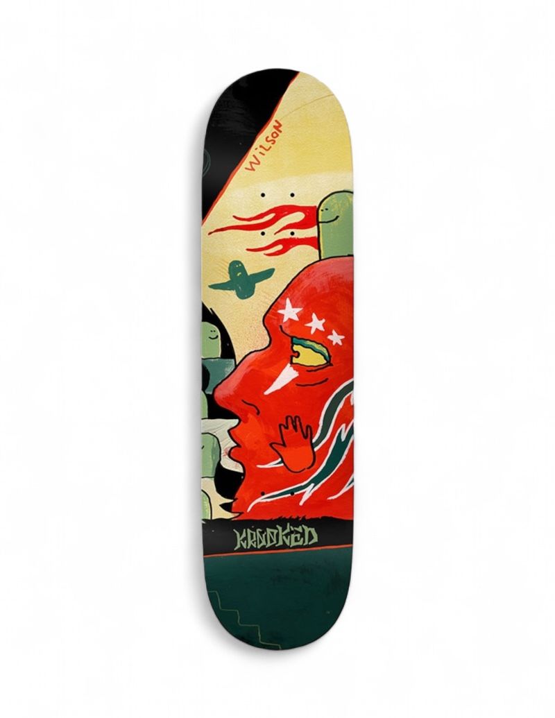 Krooked Three Star Wilson 8.5 / スケボーデッキ