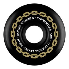 56mm X-FORMULA DOUBLE LOCKS V7 99A WHEELS Black