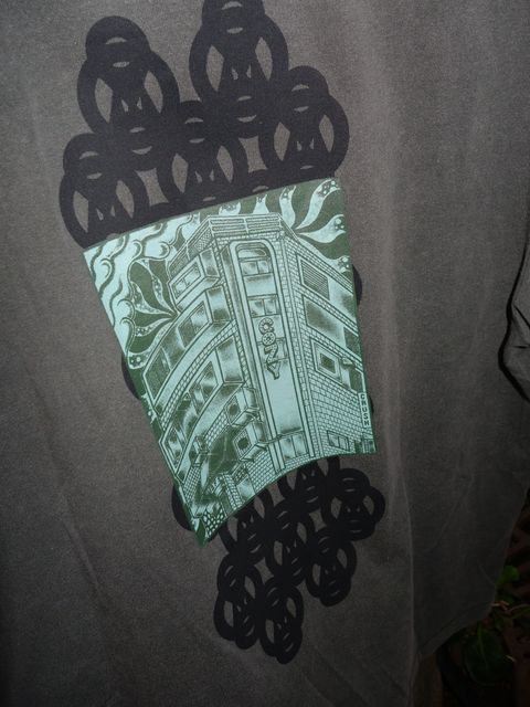 HEAL × メタルラスタ会議 BAD HAZE STUDIO JACK /  Tシャツ フェードグレー
