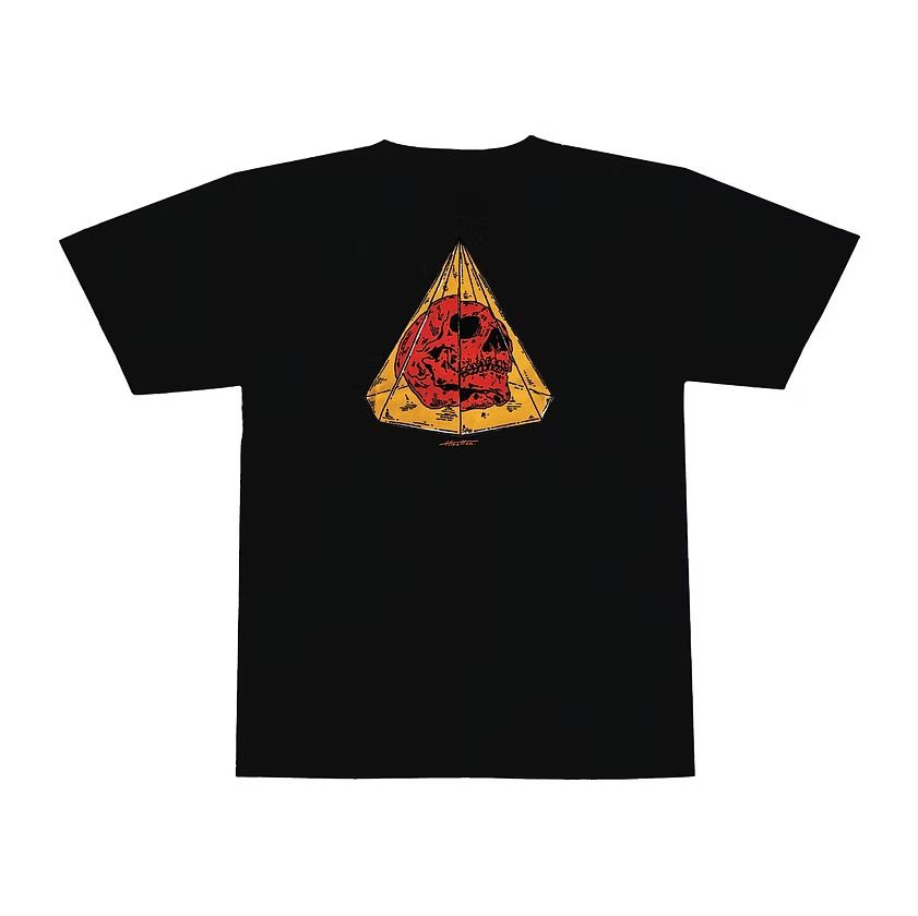 HIROTTON × TIMESCAN CRYSTAL SKULL TEE (BLACK) / Tシャツ