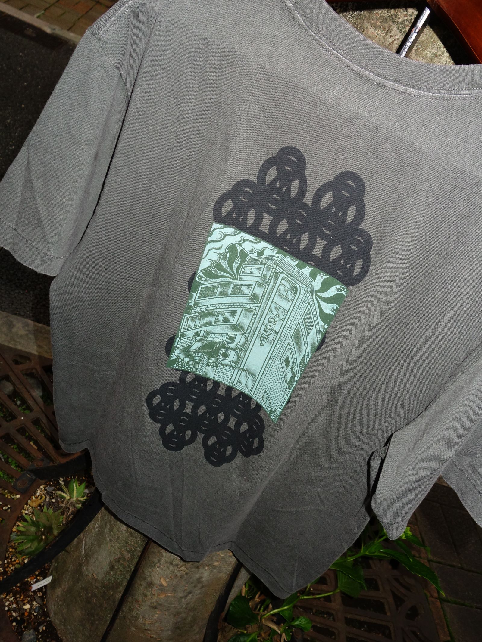 HEAL × メタルラスタ会議 BAD HAZE STUDIO JACK /  Tシャツ フェードグレー