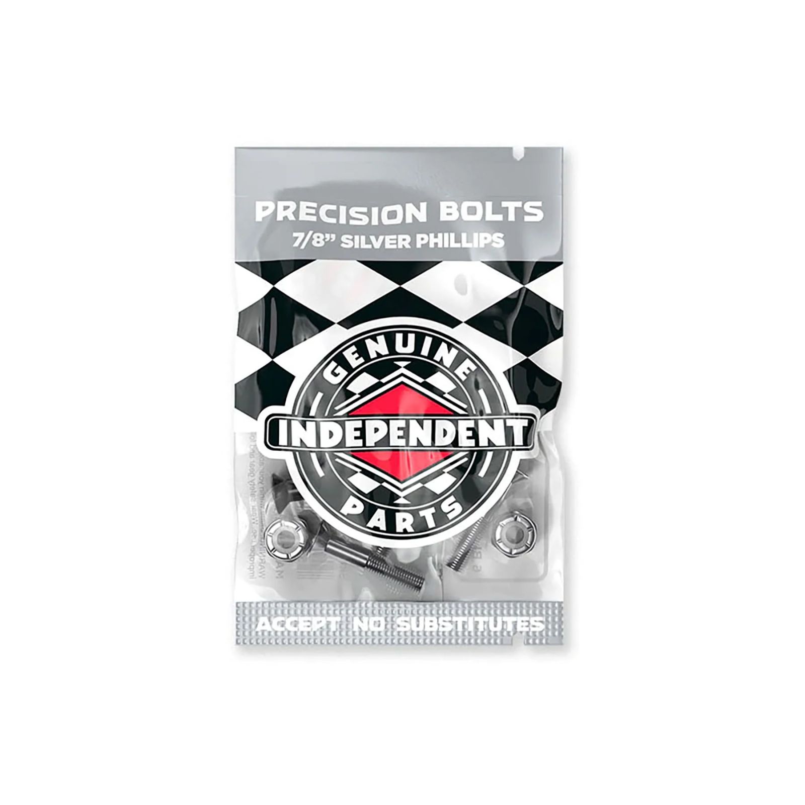 GENUINE PARTS 7/8" PHILLIPS HARDWARE BK/SLV | 7/8インチ プラス | ブラック/シルバー | ハードウェア (ナット+ボルト)