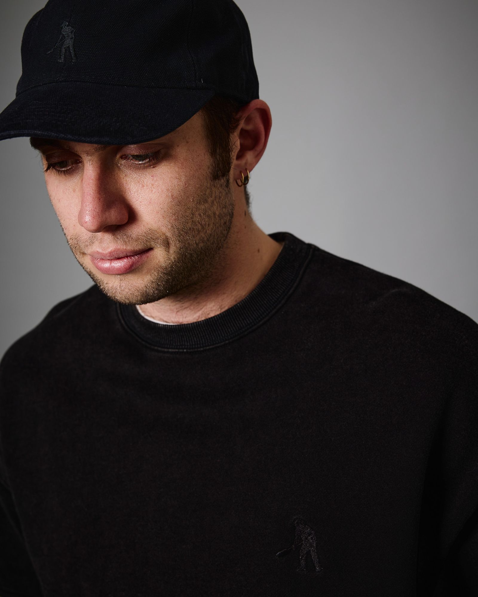 Solid Leagues Cap R46 Washed Black / キャップ