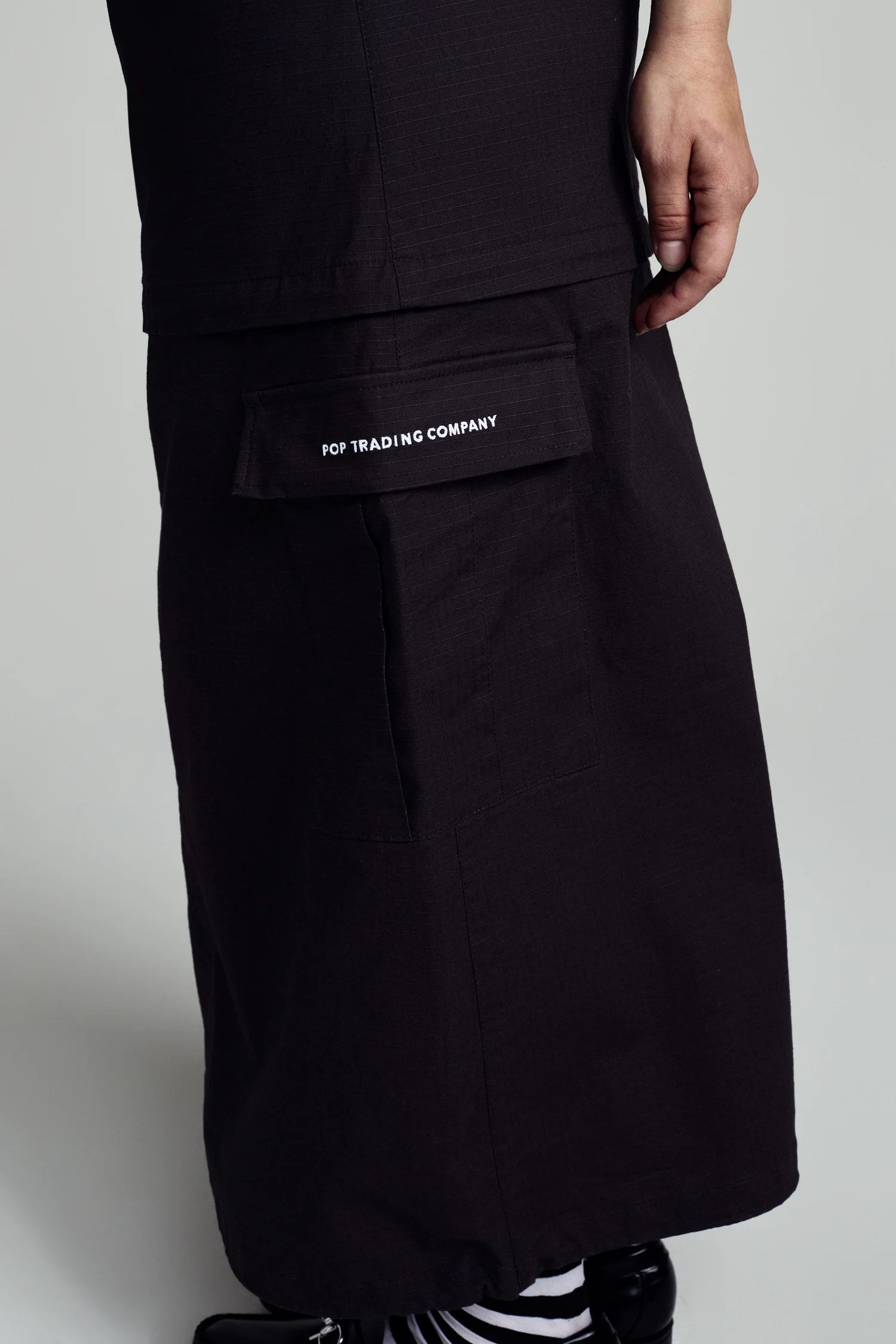 POP Sophie Zip Off Skirt Anthracite / ジップアップ スカート