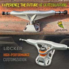 GK TRUCK LOCKER | 8.25 スタンダード Hi | シルバー